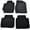 Black, variant on Ikon Motorsports Floor Mat Compatible With 2002-2006 Toyota Camry Factory Fitment Grey Nylon Front Rear Car Floor Mats Liner Carpets Replacement 4PCS