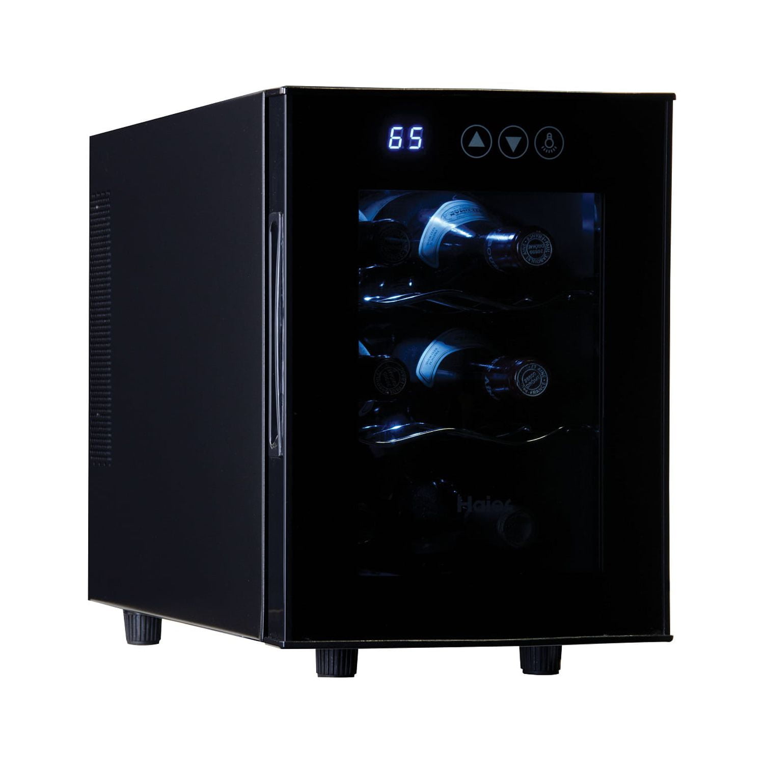 Haier HVTEC06ABS Thermoelectric 6-Bottle Wine Cellar with