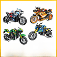 thumbnail image 1 of Serie de motocicletas, rompecabezas para niños, ensamblaje de bloques de construcción de partículas pequeñas, 1 of 3