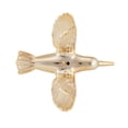 thumbnail image 2 of GUOOL Acrylic Birds Hanging Decoration Ornament for Ceiling Bedroom Window Decoration Gold, 2 of 9