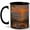 Black, variant on Ocean Sunrise Breakfast 11oz Ceramic Mug, Croissant Seaside Art