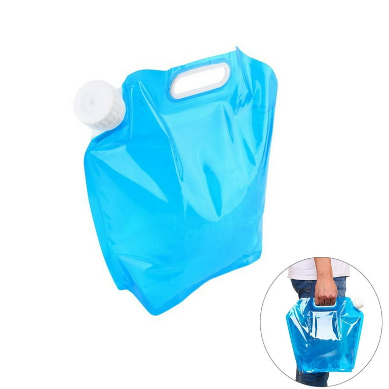 Etereauty Water Bag Collapsible Camping Emergency Outdoor ContainerJug  Folding Wasserkanister Trinkwasser 10LStand Flask