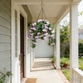 thumbnail image 5 of YWIYIUD 1PC Artifical Hanging Flowers for Outdoors UVResistant andWaterproof Artifical HangingBaskets for Outdoor Decor Garden Porch Window Box Home Wedding Decor, 5 of 5