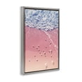 thumbnail image 4 of Stupell Industries Aerial Seagulls Pink Beach Landscape & Nature Photography Gray Floater Framed Canvas Art Print Wall Art, 21 x 31, 4 of 10