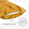 thumbnail image 3 of Easygdp Yellow tortilla Pillowcase, Cool Pillowcase, Lightweight, Breathable, Skin Friendly Pillowcase, Hidden Zipper (No pillow core)-16"x24", 3 of 6