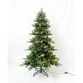 thumbnail image 2 of Gran oferta, árbol de abeto preiluminado, luces LED, árboles de Navidad artificiales con bisagras, decoración navideña de 3 pies a 12 pies, 2 of 3