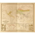 thumbnail image 2 of Vintage Maps 30x26 White Modern Wood Framed Museum Art Print Titled - Food Plants of the World, 2 of 4