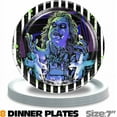 thumbnail image 3 of Beetlejuice Birthday Supplies Plates Decorations Decor Backdrop Banner Cake Topper Fans, 3 of 5