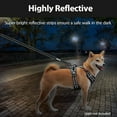 thumbnail image 3 of PoyPet No Pull Dog Harness,No Choke Front Lead Dog Reflective Harness,Adjustable Soft Padded Pet Vest with Easy Control Handle for Small to Large Dogs,Black M, 3 of 9