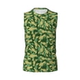 thumbnail image 6 of Lsque Crayfish Army Print Men's Cotton Blend Sleeveless Muscle Shirts (S-3XL)- Moisture Wicking, Odor Protection, UPF 30+,Medium, 6 of 8
