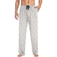 thumbnail image 4 of GZHJMY Lovely Dog Claw Mens Pajama Pants, Comfortable and Soft Men&nbsp;Pajama&nbsp;Bottoms with Pockets and Drawstring, Christmas New Year Birthday Father's Day, 4 of 7