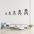 thumbnail image 4 of Cause Ribbon Graphic - Beautiful Solid Steel Home Decor Decorative Accent Metal Art Wall Sign, 4 of 6