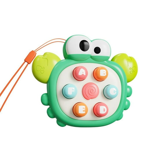 Shisuyan Kids Handheld Game: Interactive Early Learning Toy Mini Sensory Button Educational Toy Portable Pounding Game For Boys Girls Travel Birthday Party Favor