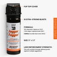 UDAP 3P Pepper Power Jogger Fogger Pepper Spray with Holster, 1.9 oz
