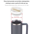 thumbnail image 4 of Tapa de vaso AESKEIA de 40 oz compatible con Stanley Quencher, paquete de 2, 4 of 7