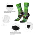 thumbnail image 6 of Lsque Pikmin Printed Men's Crew Socks, Soft Durable Breathable Moisture-Wicking with Odor Control Cotton socks, 6 of 7