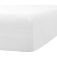 thumbnail image 2 of Fitted Sheets, 500-TC Egyptian Cotton, Short King (72" x 80") Size Fitted Sheet, 1-PC Fitted Sheet Only, Short King Size Size Fits 9-12" Deep Pocket Sheets, White, 2 of 4