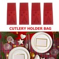 thumbnail image 1 of Cocina Tenedor Cuchillo Cubiertos Titular Bolsa Bolsillo Navidad Cena Mesa Decoración Wdftyju Para estrenar, 1 of 9