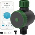thumbnail image 1 of Temporizador de aspersor Bluetooth de 2 piezas, temporizador de agua inteligente de salida única, temporizador de manguera programable verde con 3 modos de riego de retardo de lluvia/manual/, 1 of 2