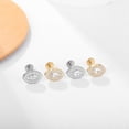 thumbnail image 2 of 1PC Titanium Ear Piercing Cartilage Earrings Tragus Helix Pirsing Labret Piercing Cross Ear Lobe Lip Rings Daith Jewelry Women FJH, 2 of 6