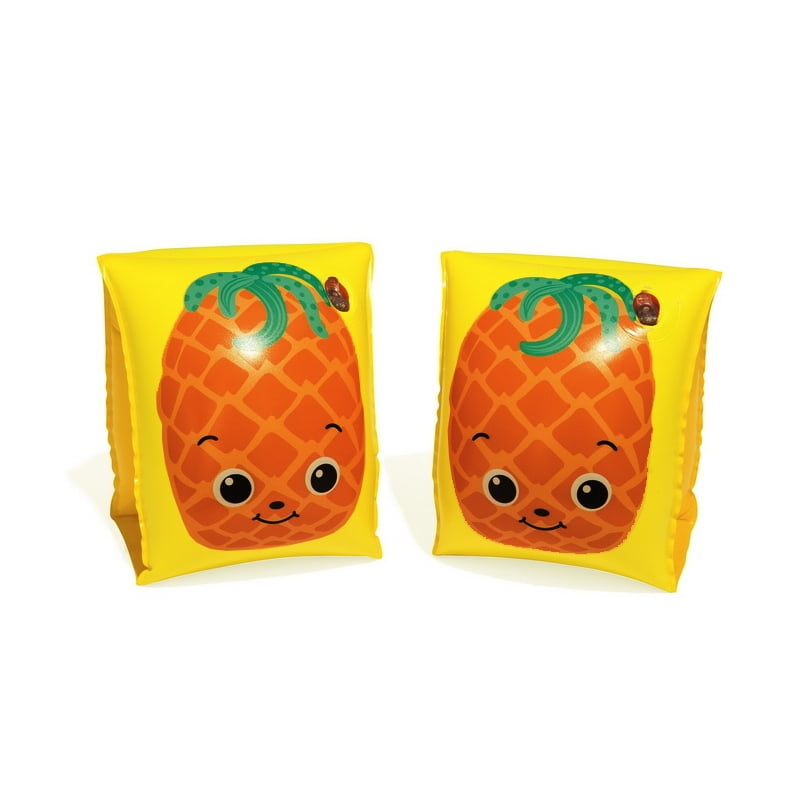 2 Pair Play Day Girls Flamingo Pineapple Armbands Water Wings Floaties Age 3-6 for sale online 