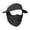 Black, variant on UV Protection Full Face Mask, Ice Silk Breathable Sun Protection Face Cover, 3D Seamless Summer Outdoor Balaclava Mask for Beach, Cycling, Hiking