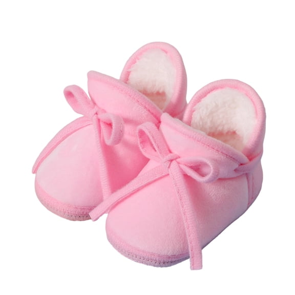 Ticikt Soft Sole Baby Sneakers For Boys and Girls Flexible First Walking Shoes with Sock Design for Toddlers,Color:Pink,6-9 Month