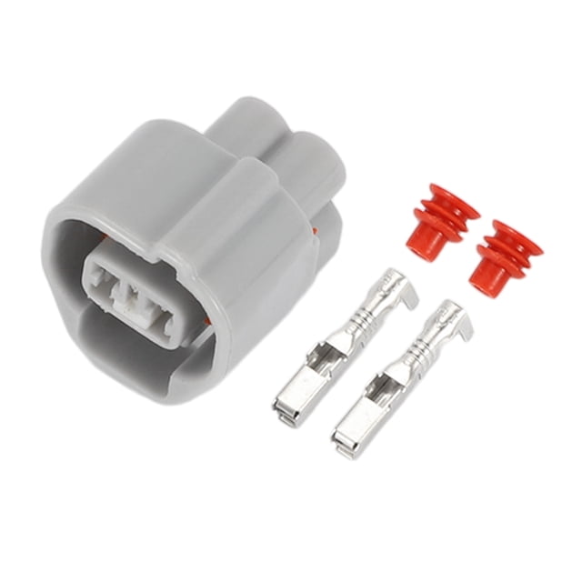 Conector de sensor de velocidad de vehículo de 2 pines impermeable único para Toyota Crown Camry No.9098011156 1 juego