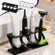 thumbnail image 1 of Organizador de estantería para encimeras de baño - Soporte para artículos de tocador en lavabo para cepillo de dientes, navaja y pasta de dientes - diseño impermeable, impermeable y de drenaje rápido, 1 of 6