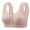 Pink, variant on Women Multipack Bra Sale Women's Double Support Wireless Lace Bra with Stay-in-Place Straps Full-Coverage