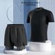 thumbnail image 1 of Bañador para hombre, antivergüenza, holgado, de secado rápido, conjunto de traje de baño tipo bóxer, pantalones de playa, equipo de natación para aguas termales, 1 of 5