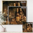 thumbnail image 2 of Vintage Wine Cellar - Traditional Framed Canvas, 2 of 3