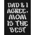 thumbnail image 2 of Tstars Boys Unisex Best Gift for Mother's Day Shirts Dad and I Agree Mom is the Best Baby Toddler Cool Cute Gift for Mom Shirts for Baby Boy Mothers Day Gift Baby Bodysuit, 2 of 6