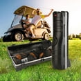 thumbnail image 4 of SKB Cases Deluxe ATA Hard Plastic Storage 2 Wheeled Cart Golf Bag Travel Case, 4 of 10