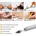 thumbnail image 4 of LAICAIW 2 Pcs Crayon Sans Encre en Métal, Crayon Infini, Crayon Éternel Réutilisable, Crayon à Plume Remplaçable avec 2 Pointes Remplaçables pour Écrire Dessiner Étudiants Maison Bureau Fournitures Scolaires (Argent), 4 of 7