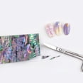 thumbnail image 4 of Lámina para uñas, papel de vidrio roto, película para uñas, pegatinas holográficas para uñas, calcomanías láser para uñas, decoración artística de uñas DIY para mujeres y niñas Jormftte CPB-DE-LYY356-1, 4 of 5