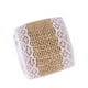 thumbnail image 5 of Rollo de cinta de arpillera hecho a mano DIY yute doble trenza boda artesanía encaje lino decoración 6 piezas Yuarrent HA7771-00B, 5 of 6