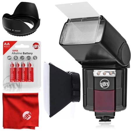 Circuit City CC-125 Automatic Universal Flash with Built-in LED Video Light for Canon