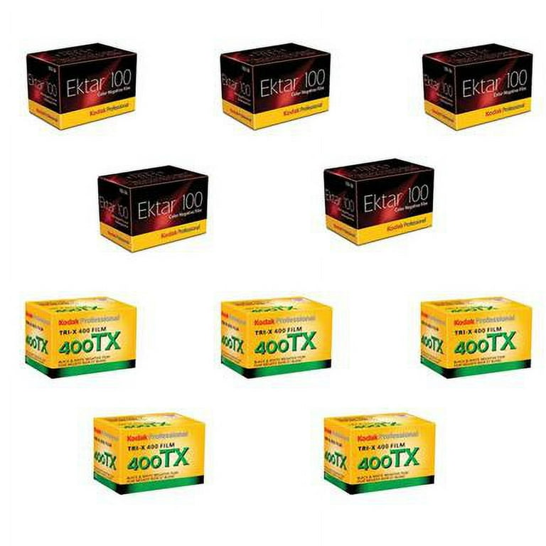 5 x ektar 100 color negative film iso 100, 35mm size, 36 exp