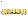 thumbnail image 1 of Gold Silver Plated Hip Hop Teeth Grillz Top&amp; Bootom Groll Set With  silicone Vampire teeth Best Gift For Christmas BLD, 1 of 7