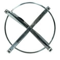 thumbnail image 3 of 53" Round Sintered Stone Dining Table, Black Color, Stainless Steel Silver Base, Accommodates 6, To Scratches, Room Table Modern Desktop, Heat , 6, Essential, 3 of 6