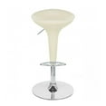 thumbnail image 5 of Set of 4 Alpha Contemporary Bombo Style Adjustable Barstool - Cream Soda, 5 of 7