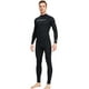 thumbnail image 5 of Traje de baño Traje de neopreno para hombre de buceo de una pieza con cremallera trasera Traje de surf de manga larga de secado rápido para deportes acuáticos, 5 of 7