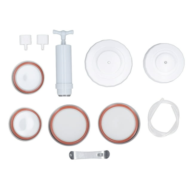 Mason Jar Scelleuse sous Vide, Kit de Conservation sous Vide Non Toxique Sans BPA ABS pour la Maison