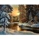 thumbnail image 4 of 14CT contó ilustraciones DIY punto de cruz lienzo paisaje costura Kit adornos, 4 of 9