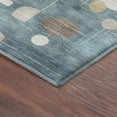 thumbnail image 3 of Addison Rugs Mayfield Premium Machine Washable Transitional Mid-century Modern Teal Rectangle Rug, 10' x 14', 3 of 6