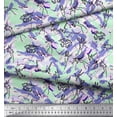 thumbnail image 2 of Soimoi Rayon Fabric Animals Brush Stroke Print Fabric by The Yard 56 Inch Wide, 2 of 3