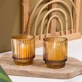 thumbnail image 2 of Set de portavelas Kate Aspen Vintage Glass (juego de 6), 2 of 7