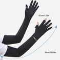 thumbnail image 3 of COMVALUE Cooling Arm Sleeves for Men Women, Sun Protection UV Sleeves, Breathable Summer Ice Silk Arm Light Gray One Size, 3 of 5