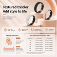 thumbnail image 5 of Wrongduck Fitness Tracking Ring Smart Wearable for Women Waterproof Activity Ring with Sleep Tracking Step Counter for Android iOS Phones, 5 of 9